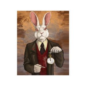 Canvas Hobby Canvas Tavşanın Zerafeti 90 x 110 cm Rulo Sayılarla Boyama Seti