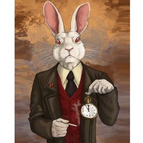 Canvas Hobby Canvas Tavşanın Zerafeti 90 x 110 cm Rulo Sayılarla Boyama Seti