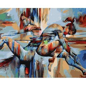 Canvas Hobby Canvas Tutku 8 40x50 cm Kasnaklı Sayılarla Boyama Seti
