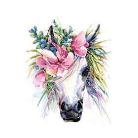 Canvas Hobby Canvas Unicorn 90 x 110 cm Rulo Sayılarla Boyama Seti