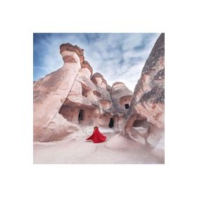 Canvas Hobby Canvas Ürgüpteki Güzel 40x50 cm Kasnaklı Sayılarla Boyama Seti