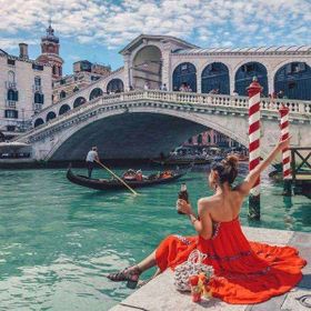 Canvas Hobby Canvas Venedik Güzeli 90 x 110 cm Kasnaklı Sayılarla Boyama Seti