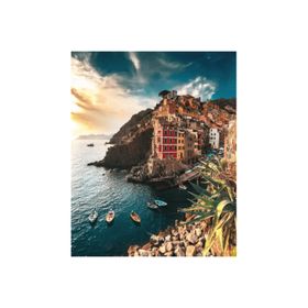 Canvas Hobby Canvas Yamaç Manzarası 40x50 cm Kasnaklı Sayılarla Boyama Seti