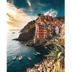 Canvas Hobby Canvas Yamaç Manzarası 90 x 110 cm Rulo Sayılarla Boyama Seti