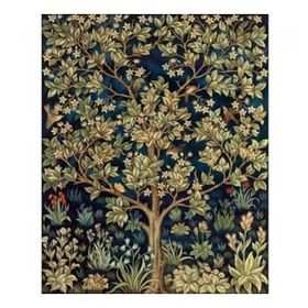 Canvas Hobby Canvas Yaşam Çiçeği 90 x 110 cm Kasnaklı Sayılarla Boyama Seti