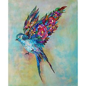 Canvas Hobby Cennet Kuşu Kasnaklı 100 x 140 cm Sayılarla Boyama Seti