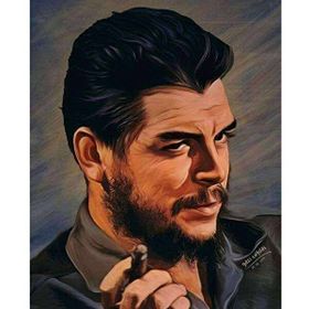 Canvas Hobby Che Guevara Kasnaklı 100 x 140 cm Sayılarla Boyama Seti