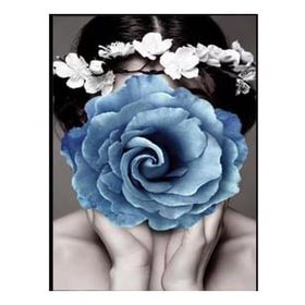 Canvas Hobby Çiçek Kadın 17 Kasnaklı 40 x 50 cm Sayılarla Boyama Seti