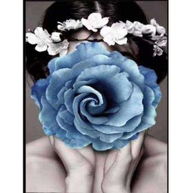 Canvas Hobby Çiçek Kadın 17 Kasnaklı 60 x 75 cm Sayılarla Boyama Seti