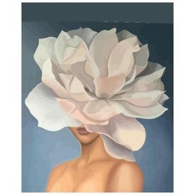Canvas Hobby Çiçek Kadın 19 70 x 90 cm Sayılarla Boyama Seti