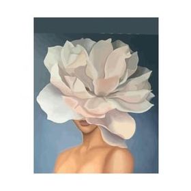 Canvas Hobby Çiçek Kadın 19 70 x 90 cm Sayılarla Boyama Seti
