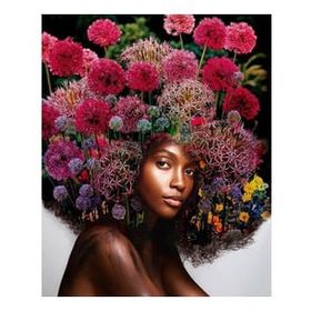 Canvas Hobby Çiçek Kadın 32 50 x 65 cm Kasnaklı Sayılarla Boyama Seti