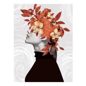 Canvas Hobby Çiçek Kadın 9 Renkli Rulo 70 x 90 cm Sayılarla Boyama Seti
