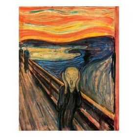 Canvas Hobby Çığlık Kasnaklı 40 x 50 cm Sayılarla Boyama Seti