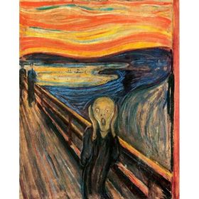 Canvas Hobby Çığlık Sayılarla Kasnaklı 100 x 140 cm Boyama Seti