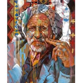 Canvas Hobby Çınarın Derinliği Kasnaklı 100 x 140 cm Sayılarla Boyama Seti
