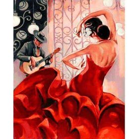 Canvas Hobby Çingene Dansı Kasnaklı 60 x 75 cm Boyama Seti