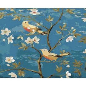 Canvas Hobby Daldaki Kuşlar 2 Kasnaklı 100 x 140 cm Sayılarla Boyama Seti