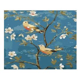 Canvas Hobby Daldaki Kuşlar 2 Kasnaklı 70 x 90 cm Sayılarla Boyama Seti