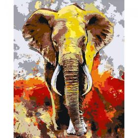 Canvas Hobby Derviş Fil Kasnaklı 100 x 140 cm Sayılarla Boyama Seti