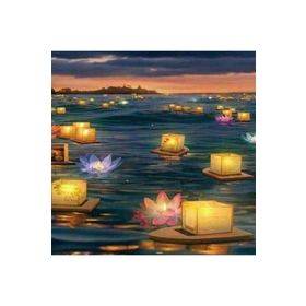 Canvas Hobby Dilek Işığı 40 x 50 cm Kasnaklı Sayılarla Boyama Seti Duvar Sticker