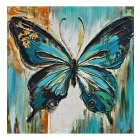 Canvas Hobby Dönüşüm 40 x 50 cm Kasnaklı Sayılarla Boyama Seti Duvar Sticker