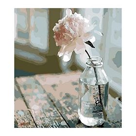 Canvas Hobby Duru Çiçek 2 Kasnaklı 100 x 140 cm Sayılarla Boyama Seti