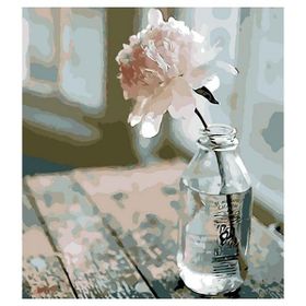 Canvas Hobby Duru Çiçek 2 Kasnaklı 100 x 140 cm Sayılarla Boyama Seti