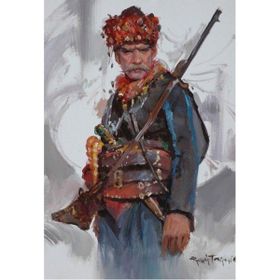 Canvas Hobby Ege ve Efeleri Kasnaklı 100 x 140 cm Sayılarla Boyama Seti
