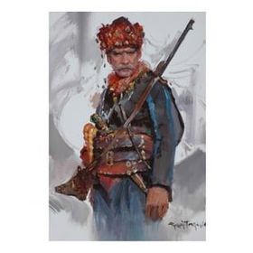 Canvas Hobby Ege ve Efeleri Kasnaklı 90 x 110 cm Sayılarla Boyama Seti