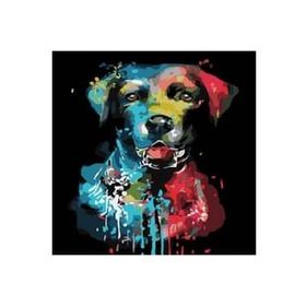 Canvas Hobby En İyi Dost 70 x 90 cm Kasnaklı Sayılarla Boyama Seti Duvar Sticker