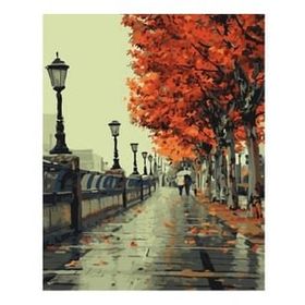 Canvas Hobby Eylül 70 x 90 cm Kasnaklı Sayılarla Boyama Seti Duvar Sticker