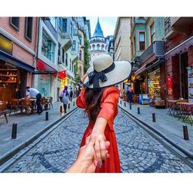Canvas Hobby Galata Gezisi Kasnaklı 100 x 140 cm Sayılarla Boyama Seti