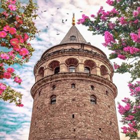 Canvas Hobby Galata Rüyası 70 x 90 cm Kasnaklı Sayılarla Boyama Seti Duvar Sticker