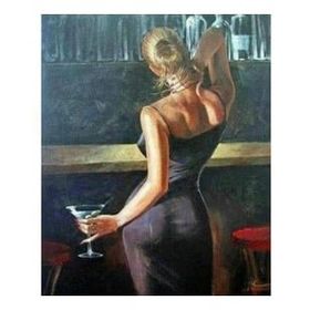 Canvas Hobby Gece Düşü 70 x 90 cm Kasnaklı Sayılarla Boyama Seti Duvar Sticker