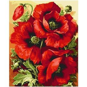 Canvas Hobby Gelincik Demeti 90 x 110 cm Kasnaklı Sayılarla Boyama Seti Duvar Sticker