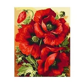 Canvas Hobby Gelincik Demeti 90 x 110 cm Kasnaklı Sayılarla Boyama Seti Duvar Sticker
