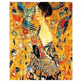 Canvas Hobby Genç Kadın 100x140 cm Rulo Sayılarla Boyama Seti