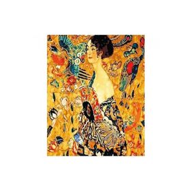 Canvas Hobby Genç Kadın 50 x 65 cm Kasnaklı Sayılarla Boyama Seti Duvar Sticker