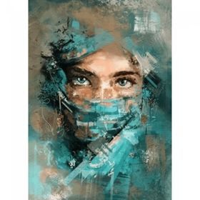 Canvas Hobby Gizemli Güzel Kasnaklı 100 x 140 cm Sayılarla Boyama Seti
