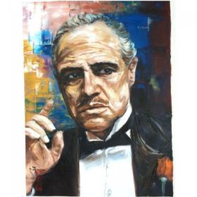 Canvas Hobby Godfather Kasnaklı 100 x 140 cm Sayılarla Boyama Seti