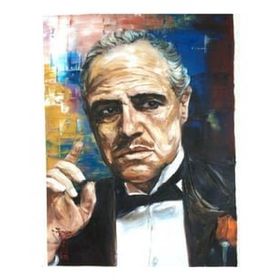 Canvas Hobby Godfather Kasnaklı 70 x 90 cm Sayılarla Boyama Seti