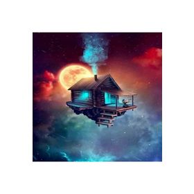 Canvas Hobby Gökyüzünde Yaşam Kasnaklı 50 x 65 cm Sayılarla Boyama Seti