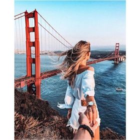 Canvas Hobby Golden Gate'te Aşk Kasnaklı 50x65 cm Sayılarla Boyama Seti