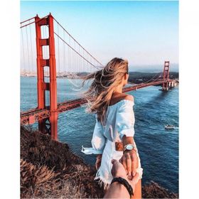 Canvas Hobby Golden Gate'te Aşk Kasnaklı 50x65 cm Sayılarla Boyama Seti