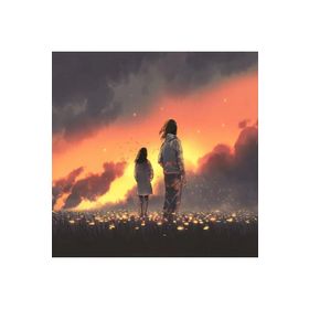 Canvas Hobby Güneşin Gidişi Kasnaklı 100 x 140 cm Sayılarla Boyama Seti