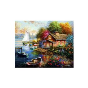 Canvas Hobby Hayalimdeki Evim Rulo 40 x 50 cm Sayılarla Boyama Seti