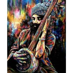 Canvas Hobby Hintli Sanatçı 100x140 cm Rulo Sayılarla Boyama Seti