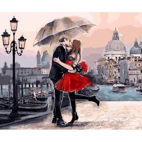 Canvas Hobby İlanı Aşk Kasnaklı 100 x 140 cm Sayılarla Boyama Seti