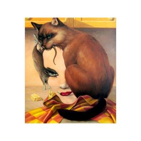 Canvas Hobby İlizyon Kadın Kasnaklı 70 x 90 cm Sayılarla Boyama Seti